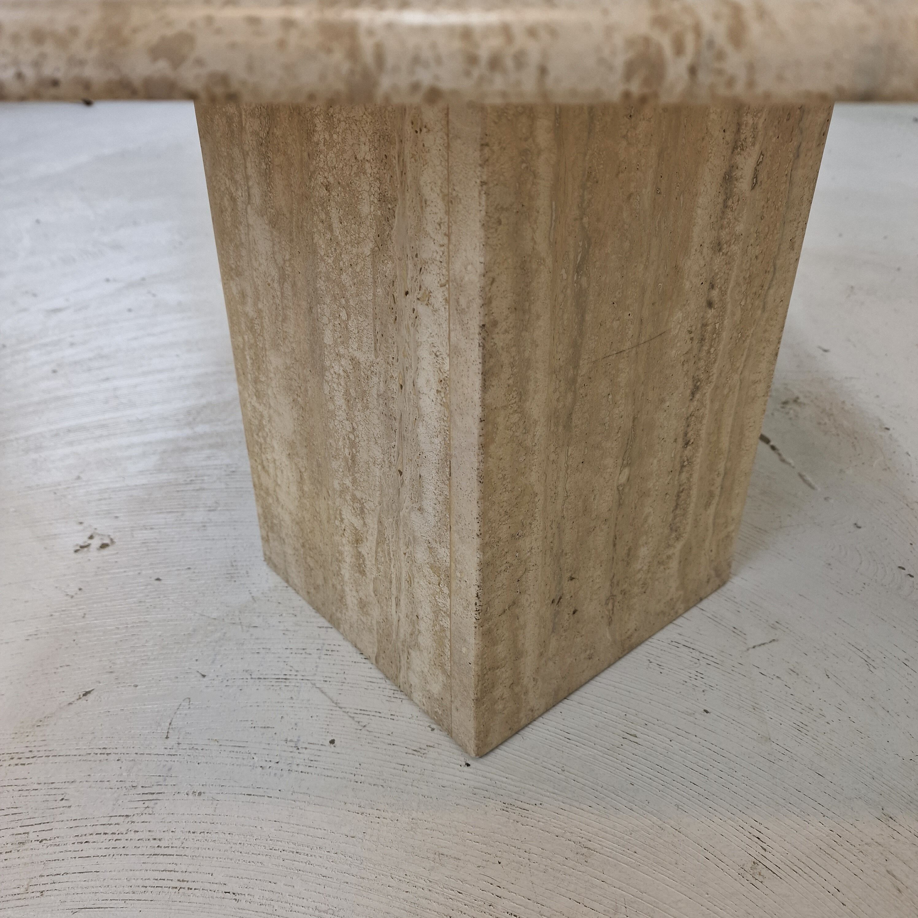 Italian travertine coffee table