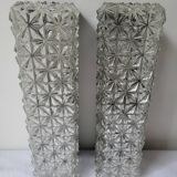 Erco Glass and Bakelite Wall Sconces 1960s, Set of 2 Vintage