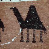 Ancient persian ardabil handmade carpet 92cm x 142cm 1930s, 1c667