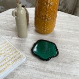 Small green ceramic dish