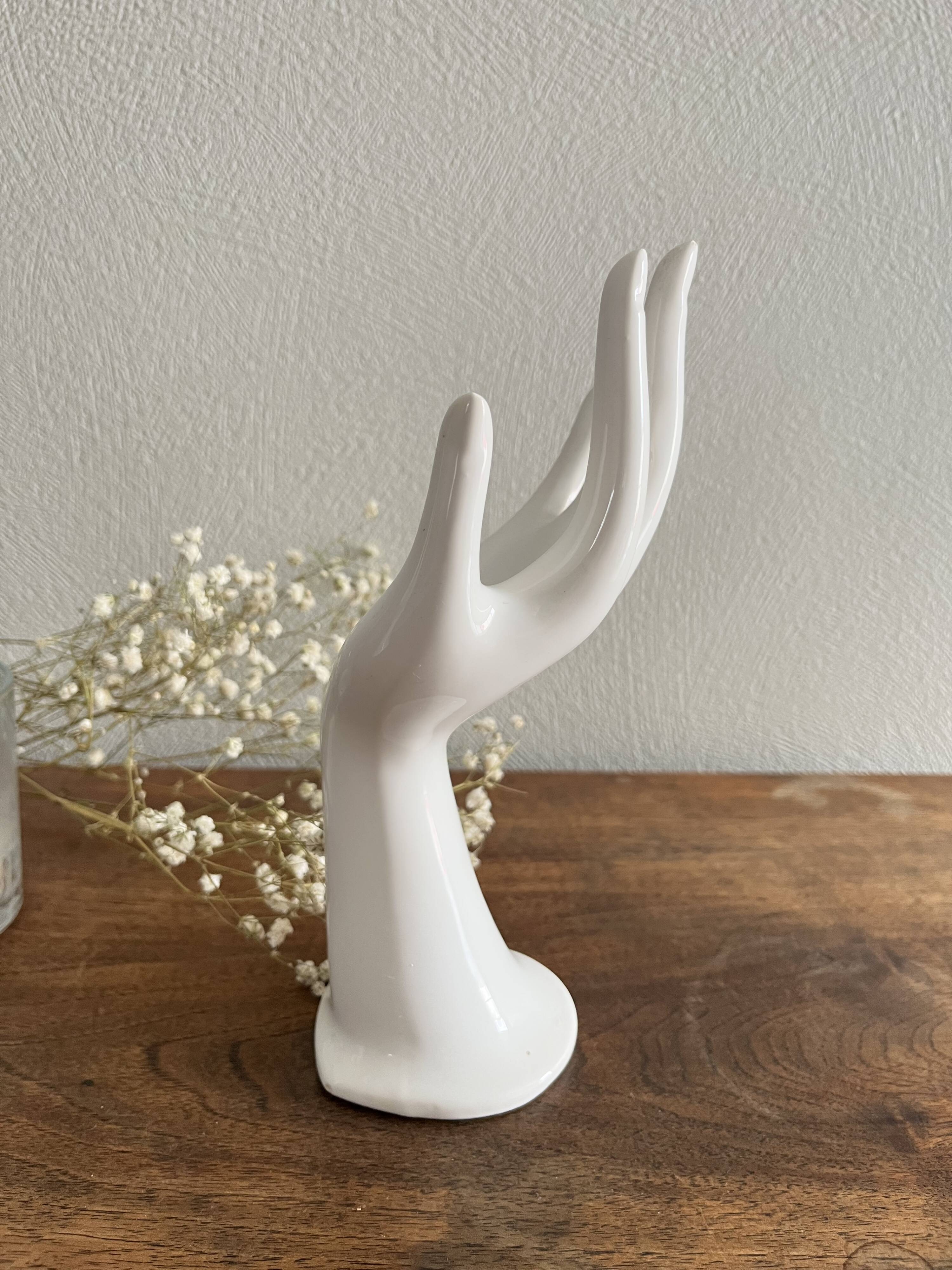 Hand ring vase vintage soliflore