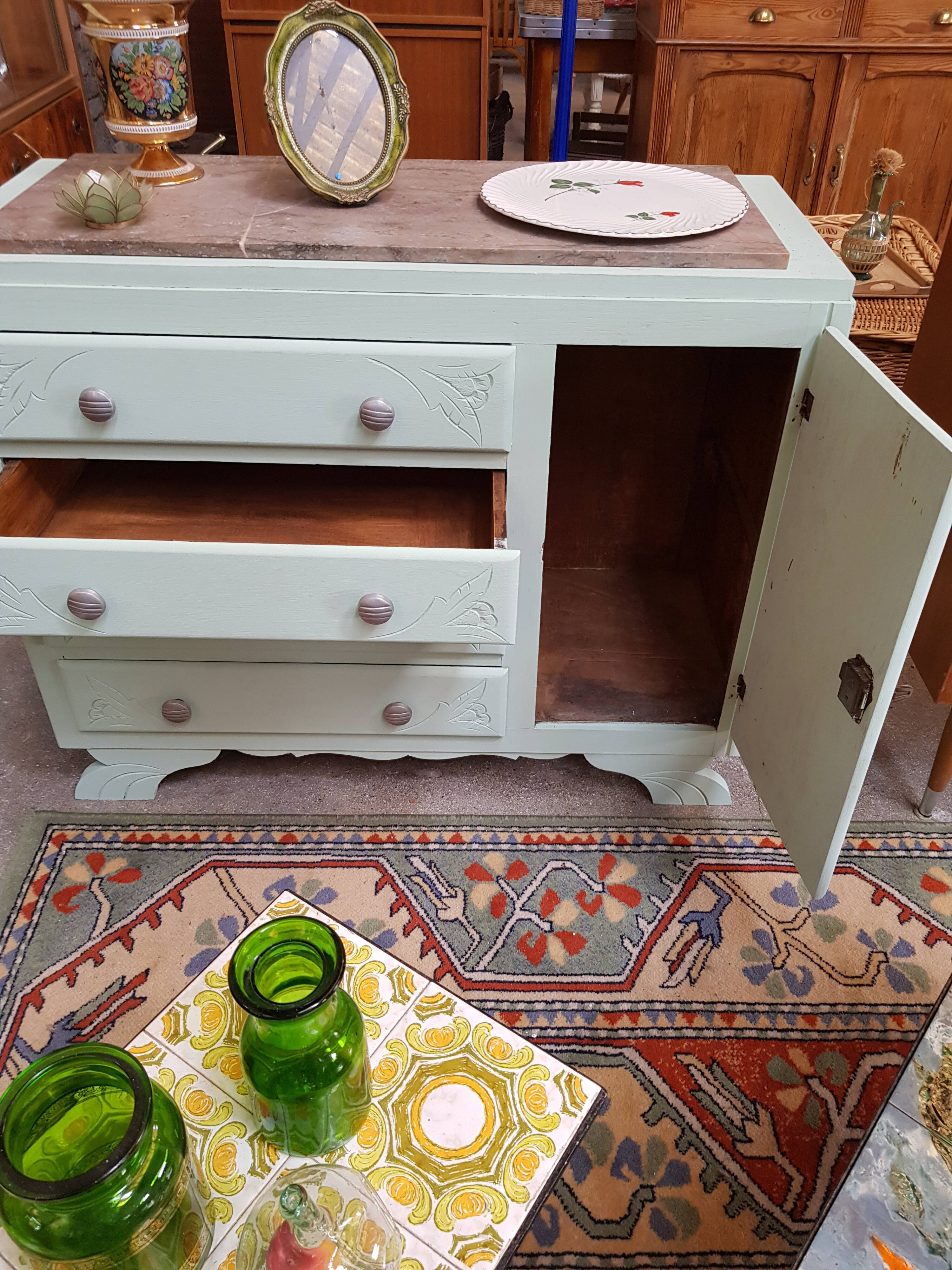Large art deco chest of drawers