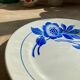 Lot of 5 plates Digoin Sarreguemines model Flora