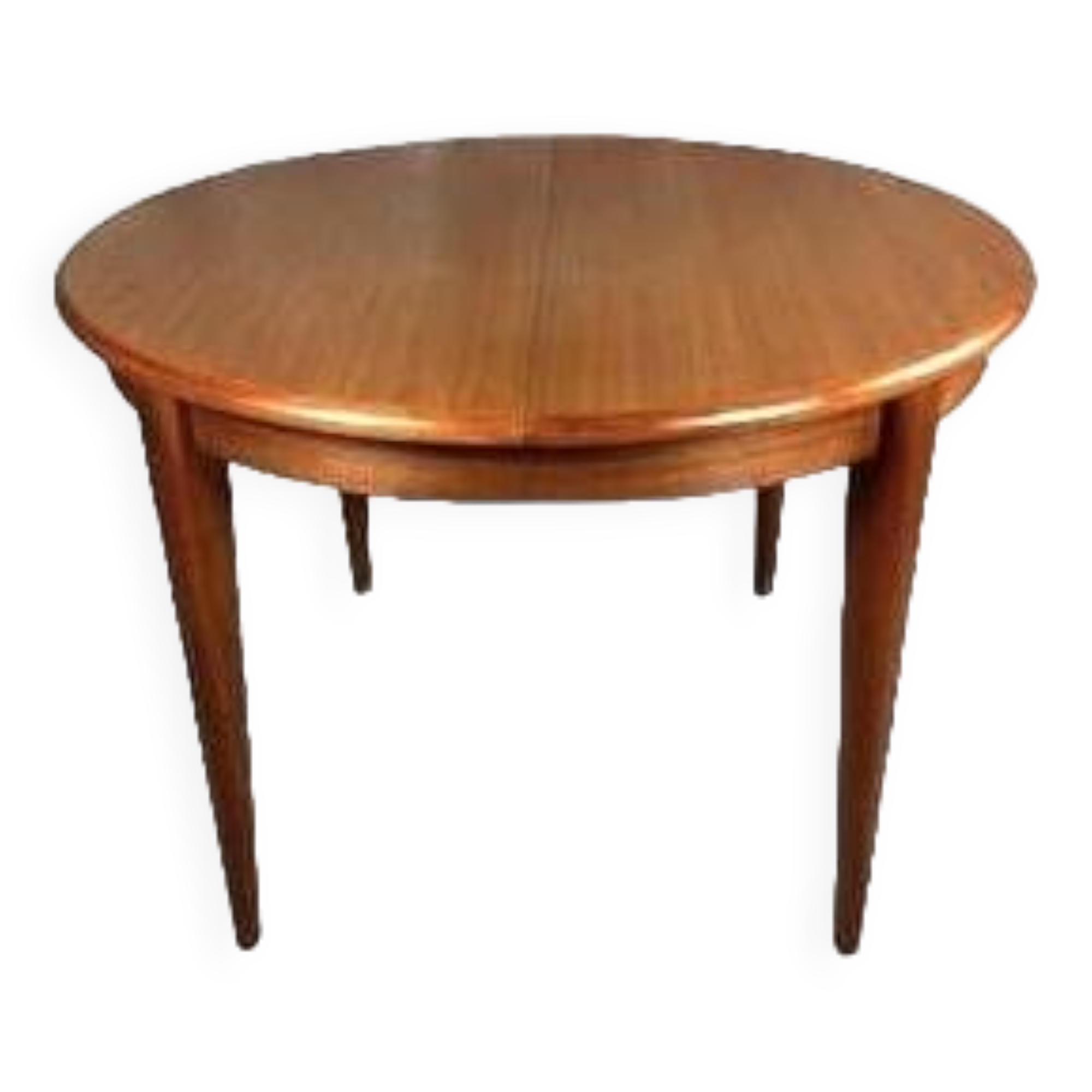 Vintage Scandinavian teak table, Baumann style table