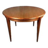 Vintage Scandinavian teak table, Baumann style table