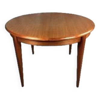 Table scandinave vintage en teck, Table style Baumann