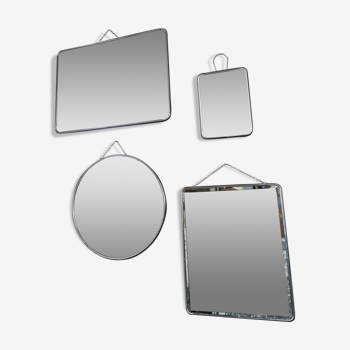 Set of 4 barber mirrors