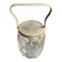 Cut crystal and silver metal cookie bucket – Art Deco