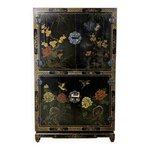 Cabinet vintage noir - laque