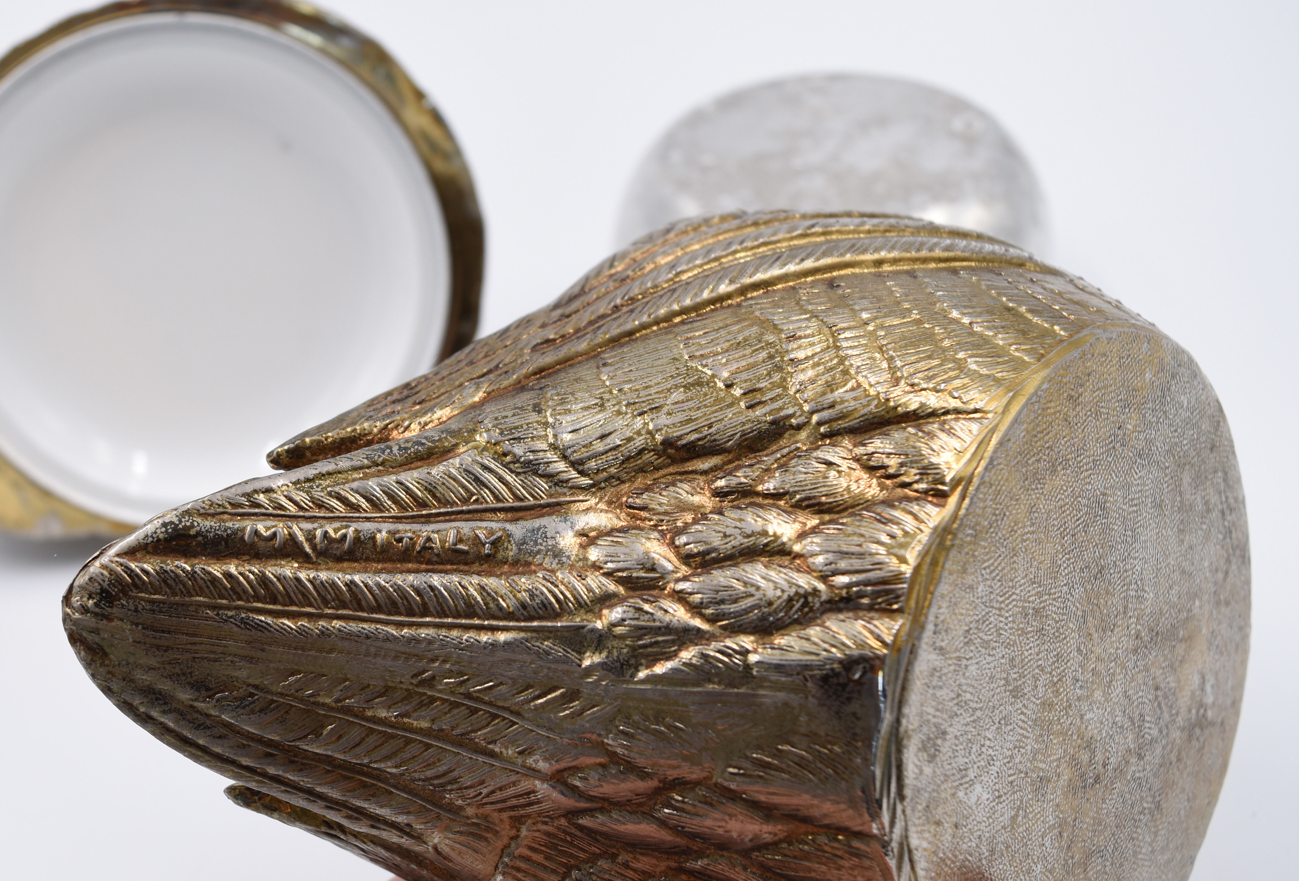 Vintage duck ice bucket by mauro manetti circa 1970 italy