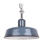 Industrial Vintage Pendant Lamp from SIEMENS in Blue-Grey, Bauhaus, 1930s