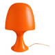 Lampe de table vintage/Lampe champignon en plastique orange
