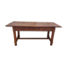 Rustic burgundy farm table 19th -1m80