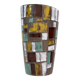 Vintage ceramic vase with abstract decor, Vallauris circa 1960