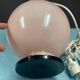 Pink sphere lamp stand