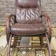 Bamboo rocking chair from the 1970s