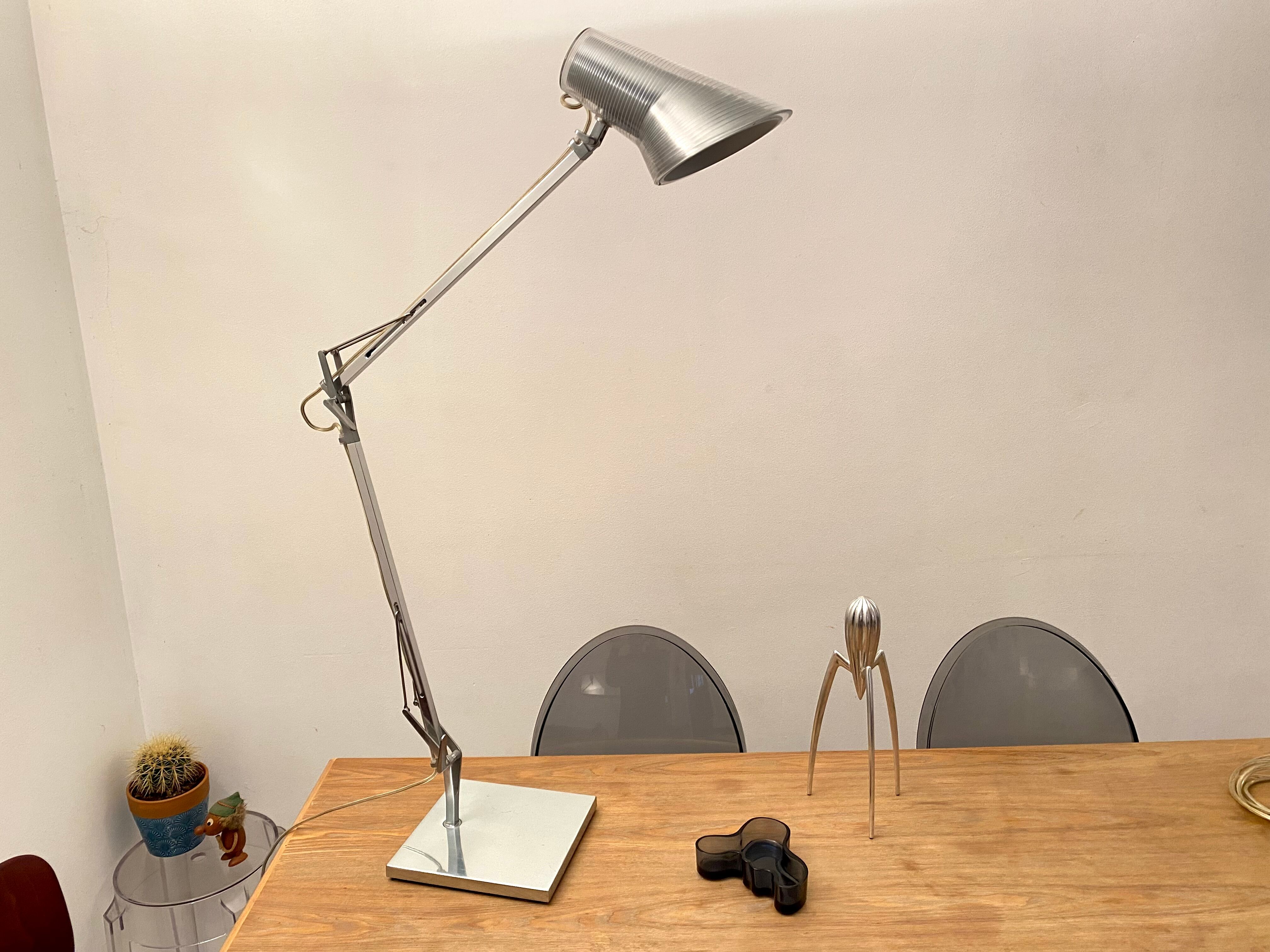 Desk lamp Kelvin T edition Flos design Antonio Citterio chrome aluminum