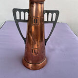 Copper Art Nouveau Vase