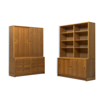 Karl Andersson & Söner pair of oak cabinets by Børge Mogensen
