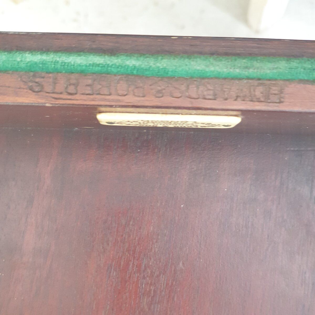 Game table in mahogany England late 19th century early 20th century