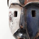 Masque africain Gabon H 26cm Double visage