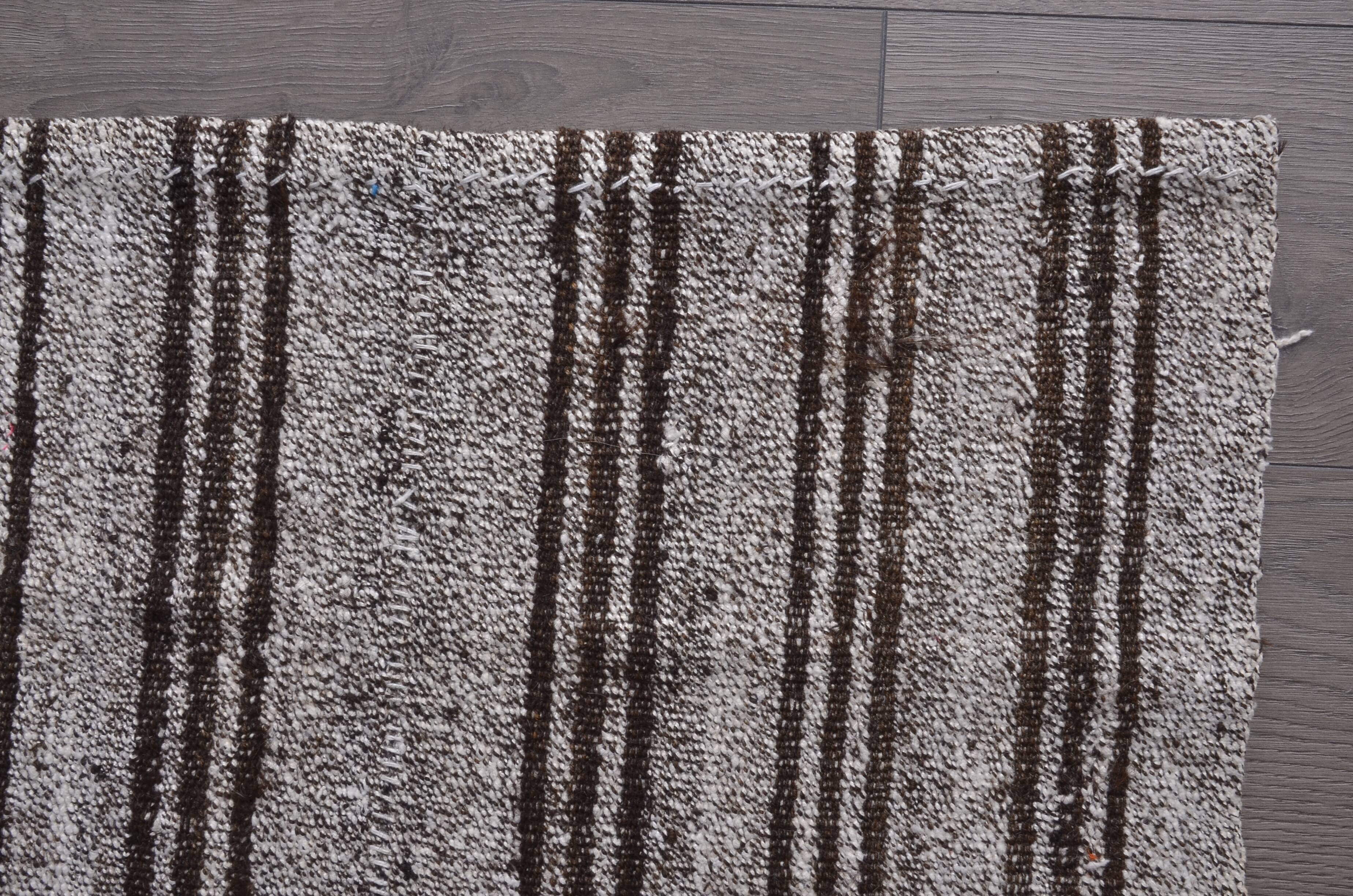 Oushak Vintage Stripe Kilim Runner skuc320