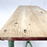Vintage industrial console table or side table, czechoslovakia