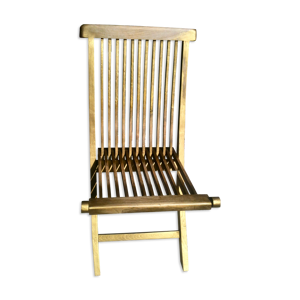Chaise pliante en bois