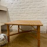 Rattan coffee table