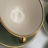 Service à thé et café Villeroy et Boch en porcelaine vert d’eau