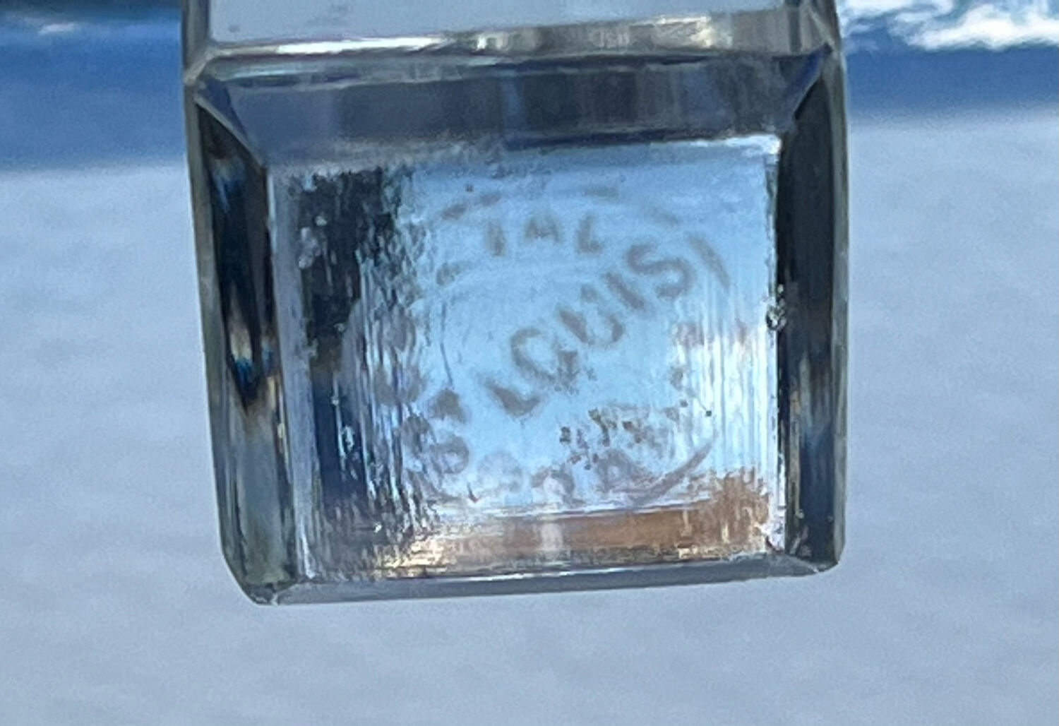 12 Saint Louis crystal knife holders