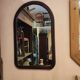 Miroir arche en bois vintage Pologne 1970