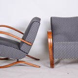 Paire de fauteuils Art Déco H269 par Up Závody, conçus par Halabala 1930