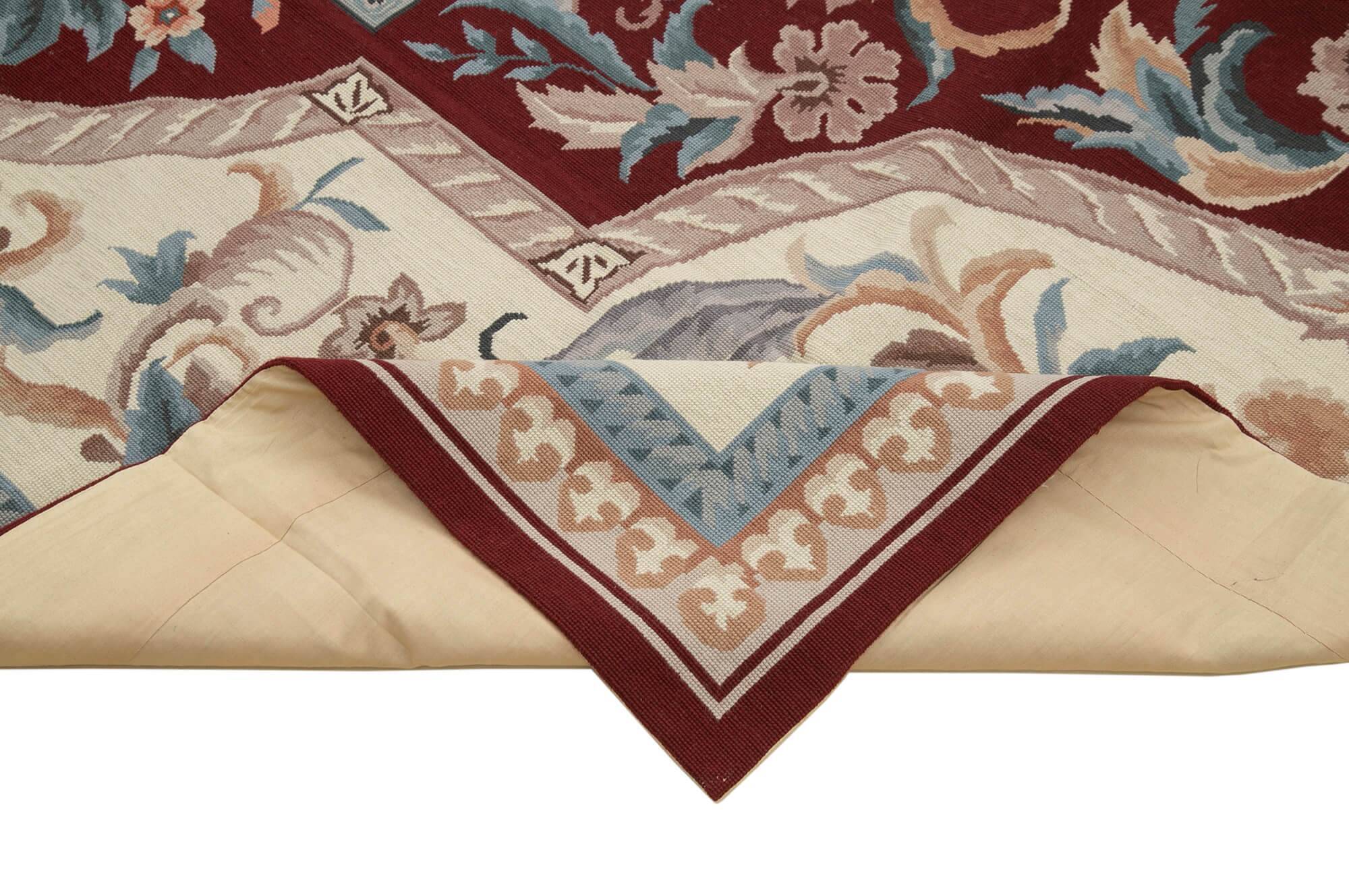 Handmade Vintage Flatweave Needlepoint Kilim 241 cm x 300 cm