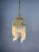 Murano glass cascade chandelier – twisted prisms & tubes, brass frame, Italy 1970s