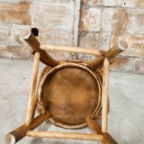 Children's armchair in chestnut basketry