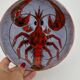 Assiette n°1 Homard par Monique Brunner à Vence