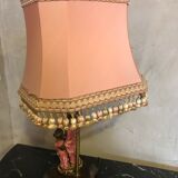 Chinese-inspired porcelain lamp