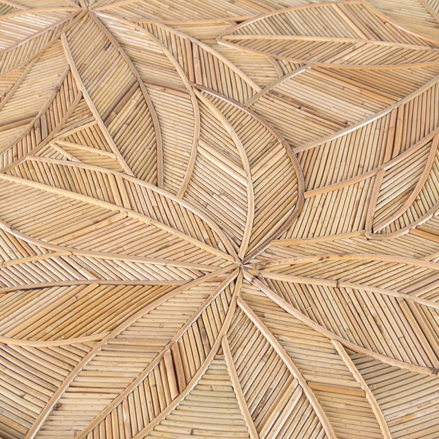 Table de salon en rotin