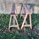 Vintage trestle desk
