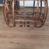 pretty rattan coffee table
