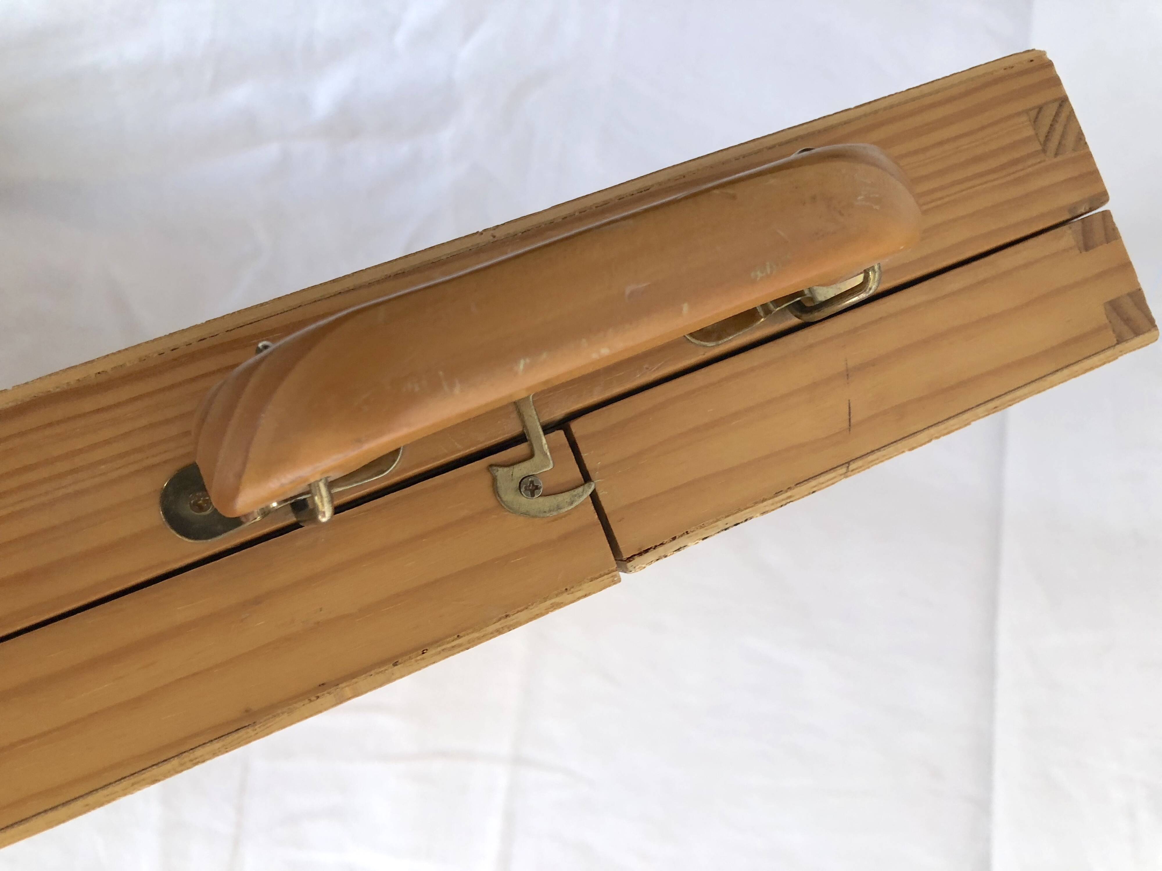 Children's toolbox made of vintage wood