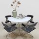 Vintage design Delta dining set table & chairs Rudi Verelst Novalux