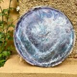 Vintage resin glitter plate