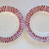 Set of 2 hollow plates véronique de digoin