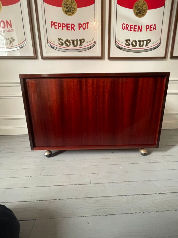 Caisson de rangement sur roulette Georges Nelson par mobilier international