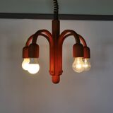Teak pendant lamp by Domus, 1970s