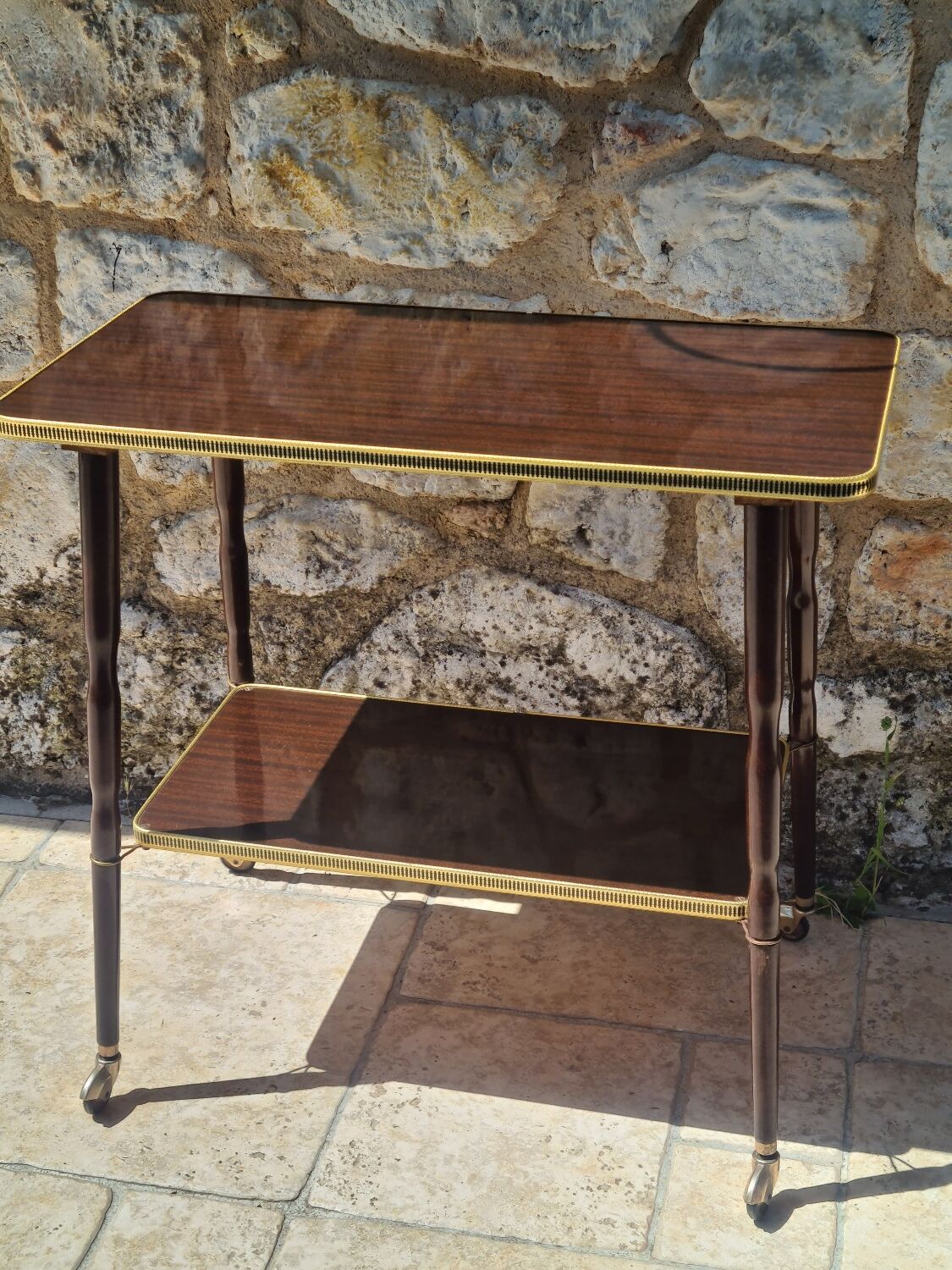 Vintage serving trolley from the 70s