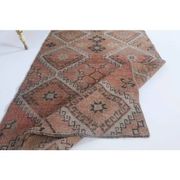 1970s Turkish Hand-Knotted Wool Cotton Red Runner 101x320