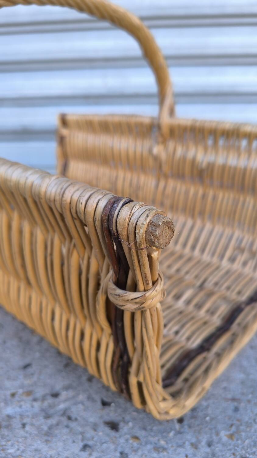 Vintage log basket
